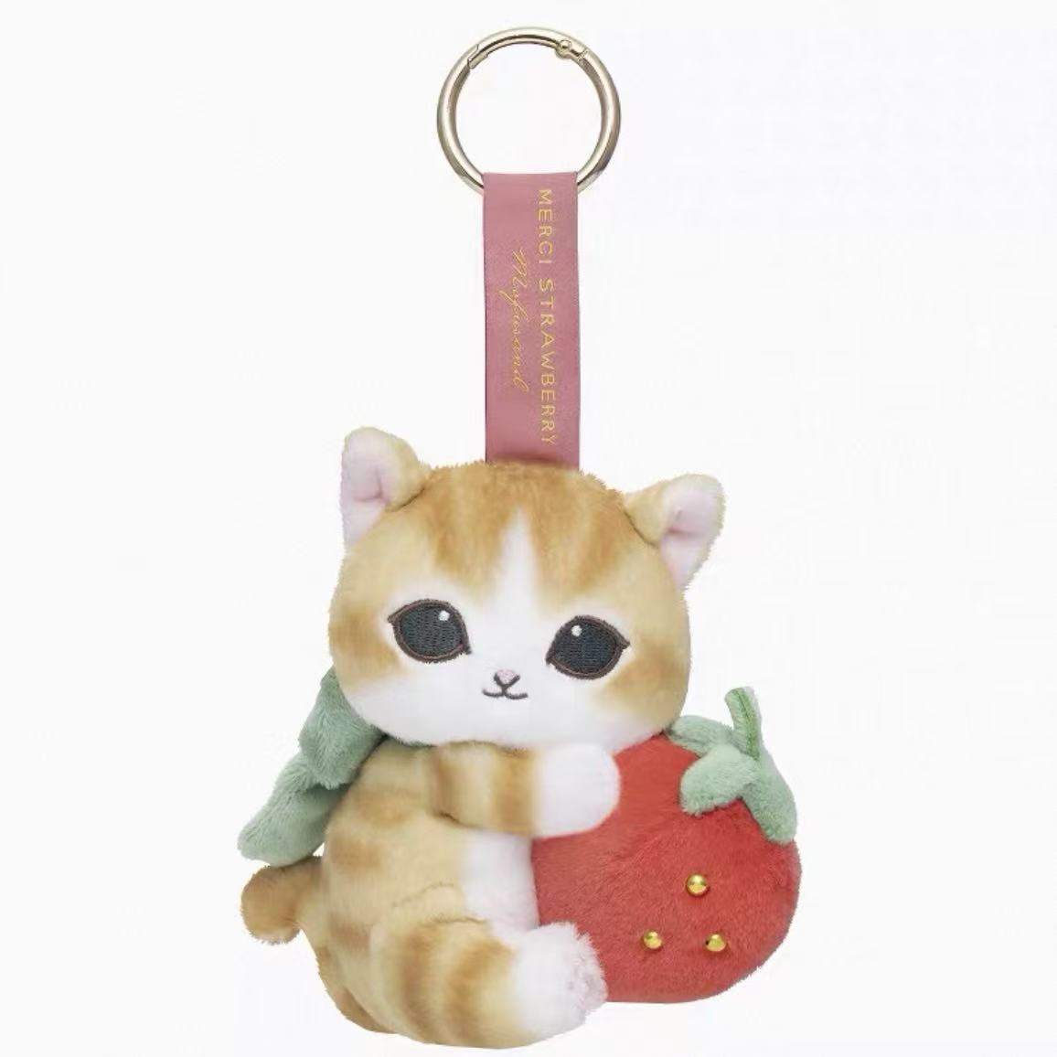 Mofusand MERCI STRAWBERRY V2 Series Plush Pendant (PRE-ORDER) - POPBOXSS