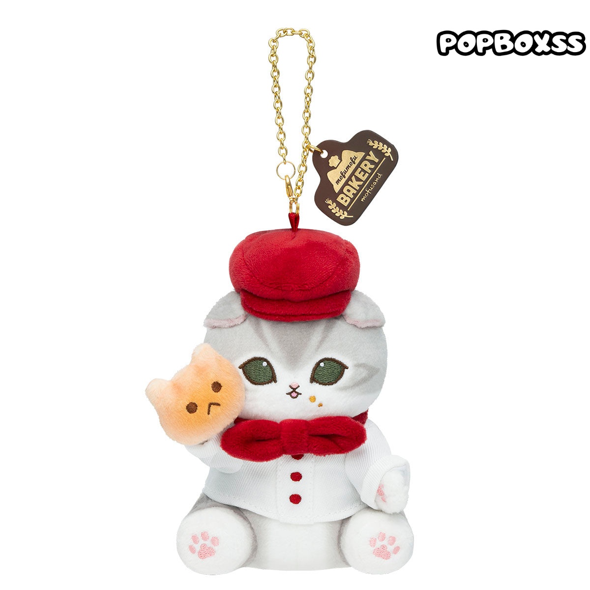 mofusand Mofumofu Bakery Baker Cat Mascot Keychain(PRE-ORDER) - POPBOXSS