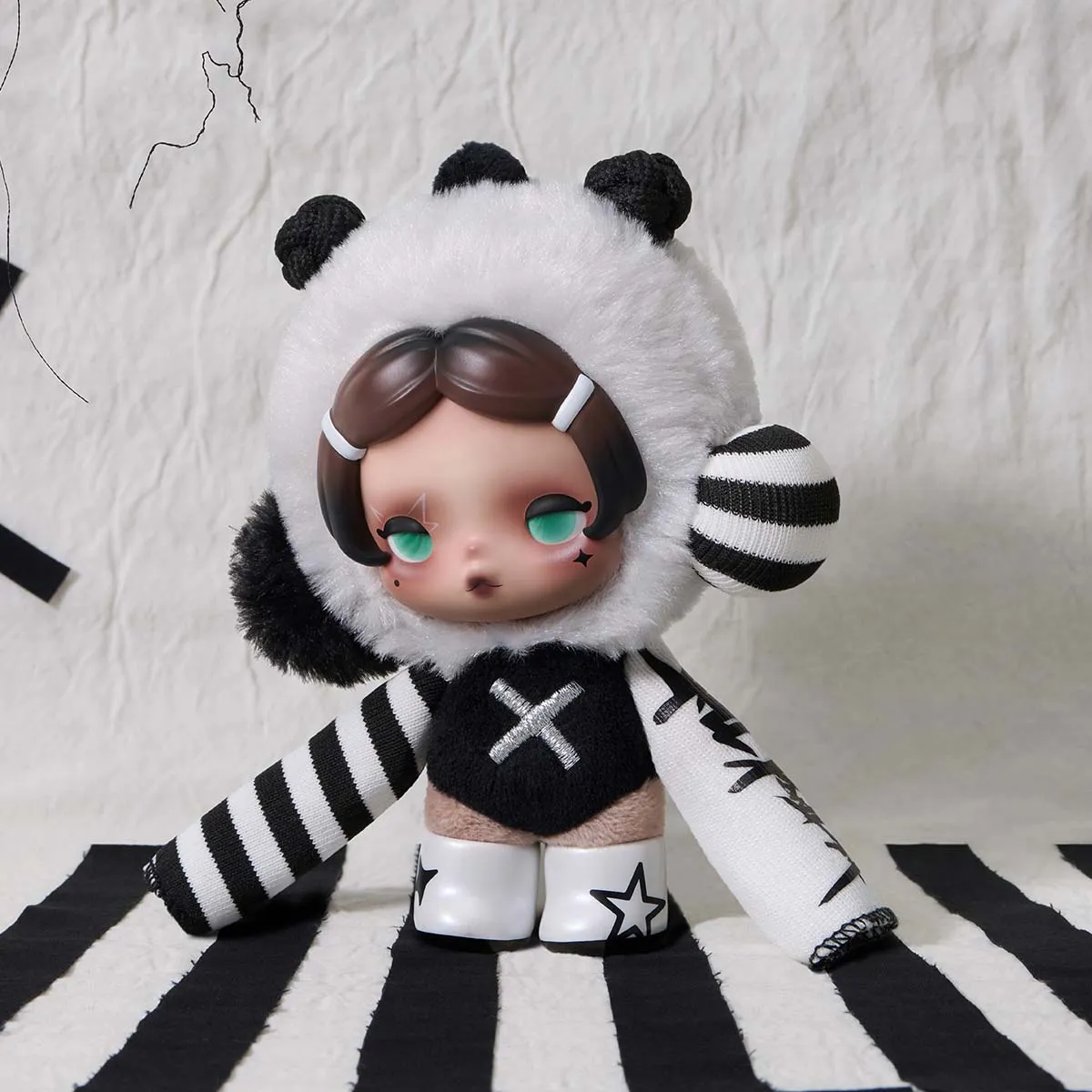 POP MART Skullpanda Off Mode Series Plush Pendant Blind Box (PRE-ORDER) - POPBOXSS