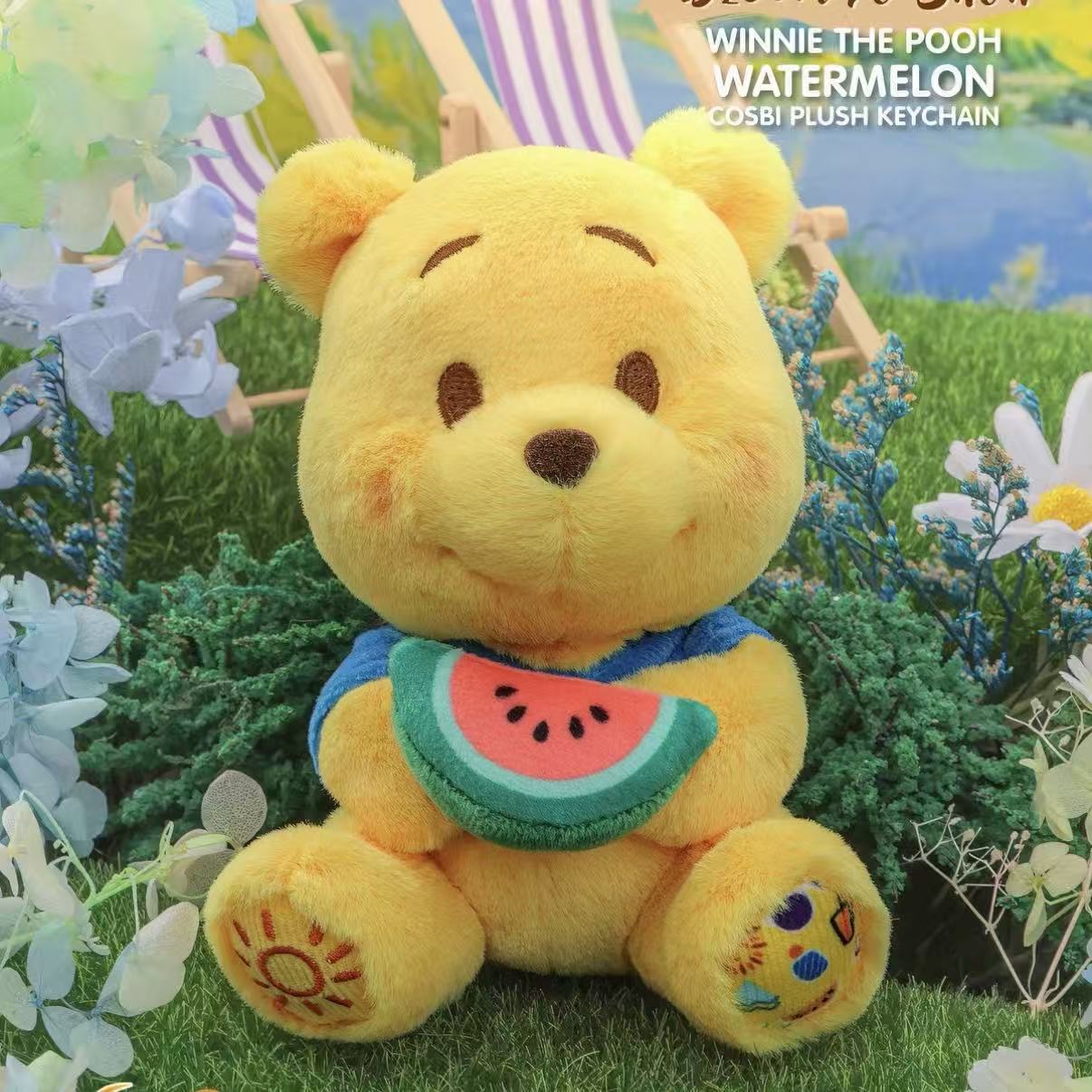 DSN Winnie the Pooh Bloom To Snow Series Cosbi Plush Keychain Collection Blind Box - POPBOXSS