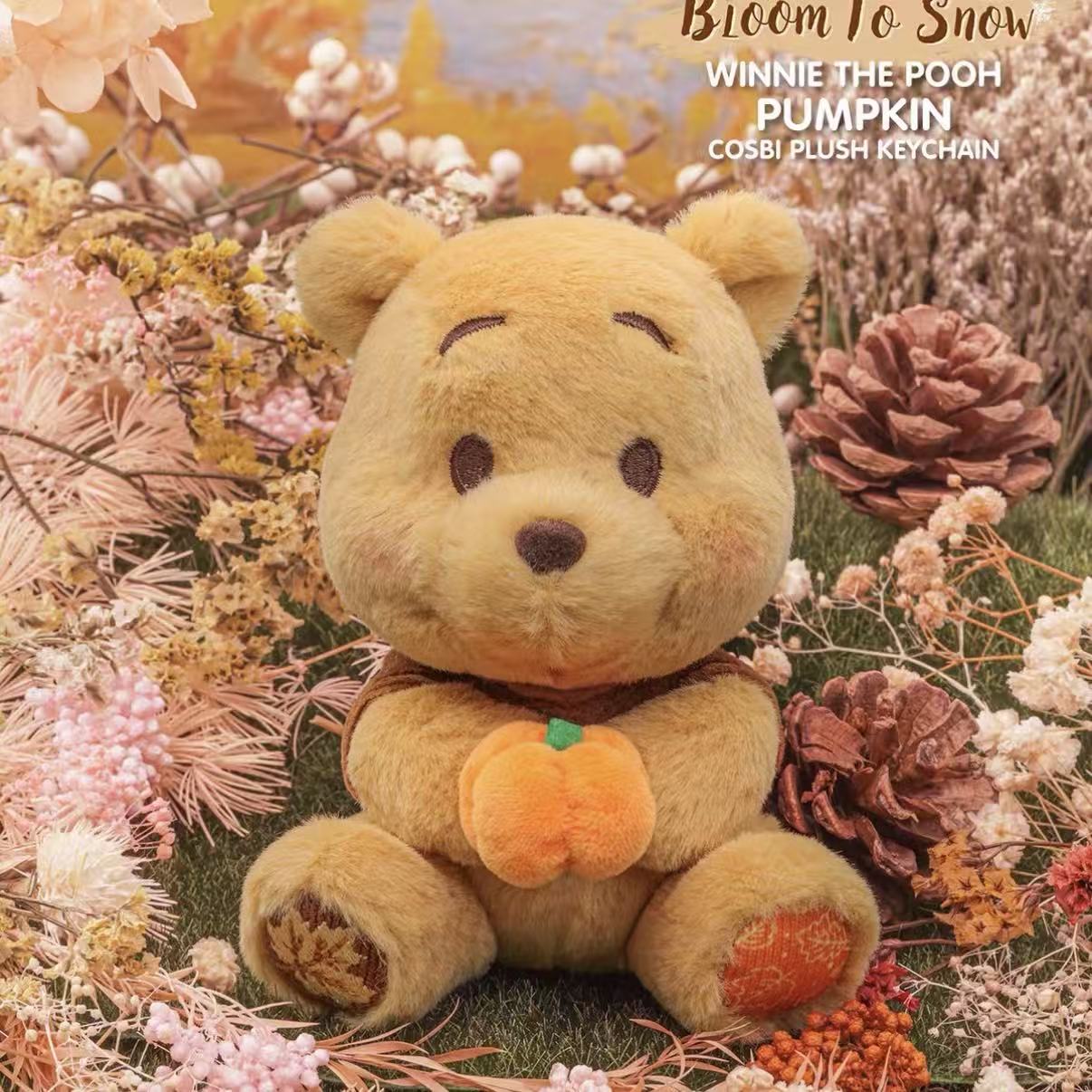 DSN Winnie the Pooh Bloom To Snow Series Cosbi Plush Keychain Collection Blind Box - POPBOXSS