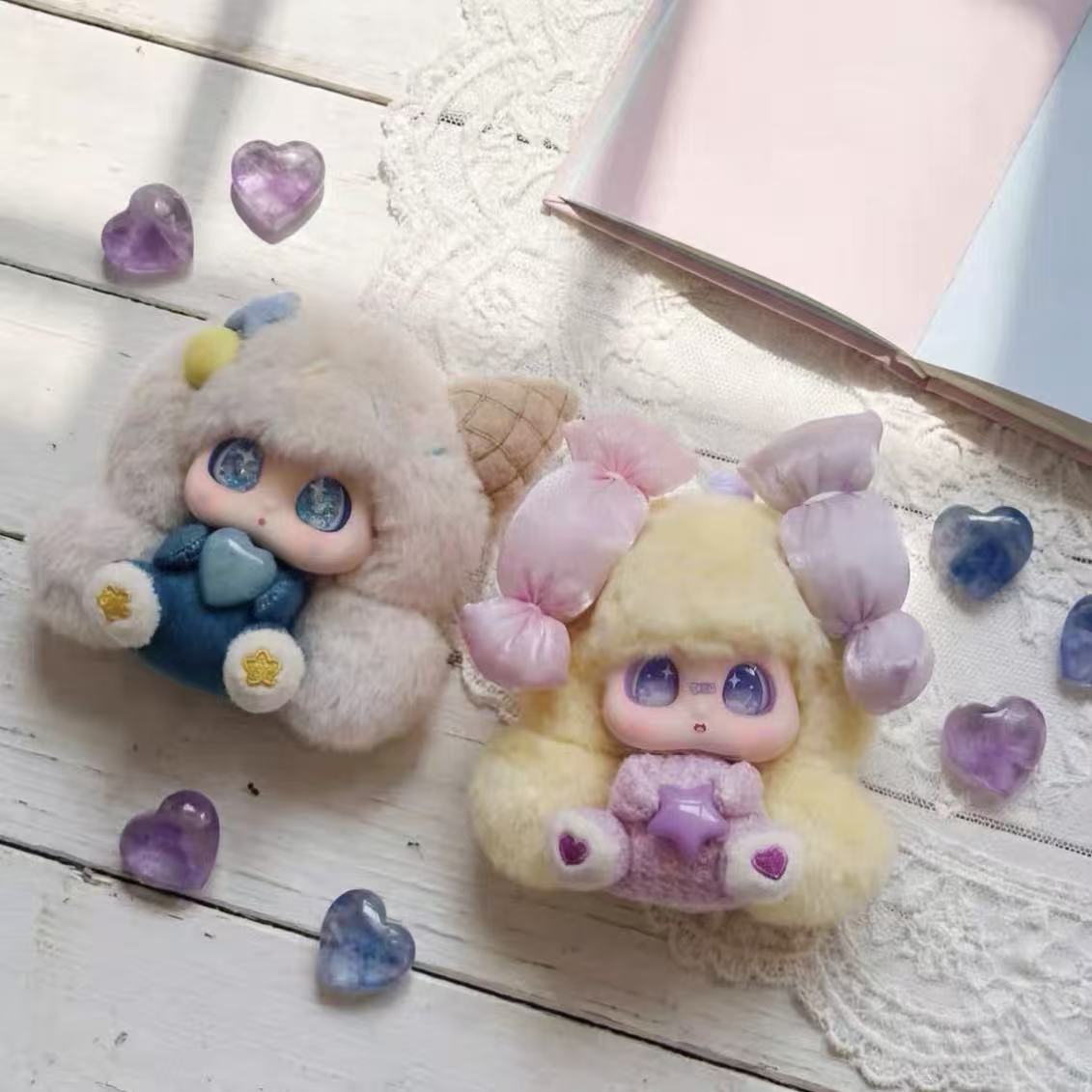 Micoco Nono Crystal Whispers Series Plush Pendant Blind Box - POPBOXSS