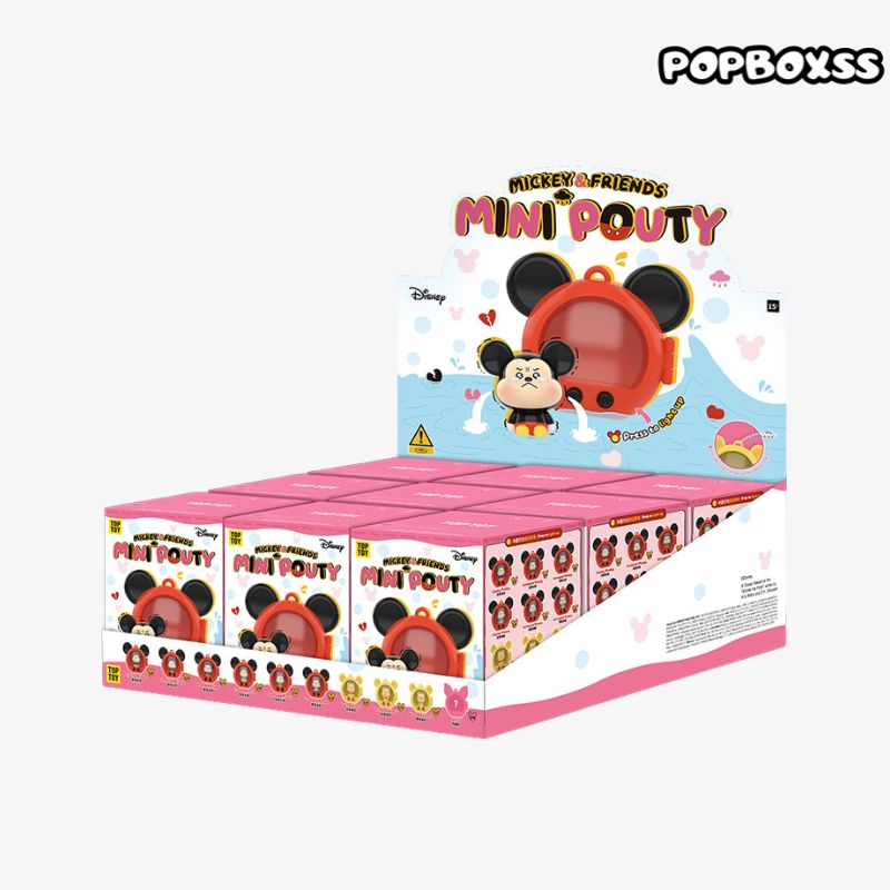 Disney Mickey & Friends Mini Pouty Series Figures Blind Box - POPBOXSS