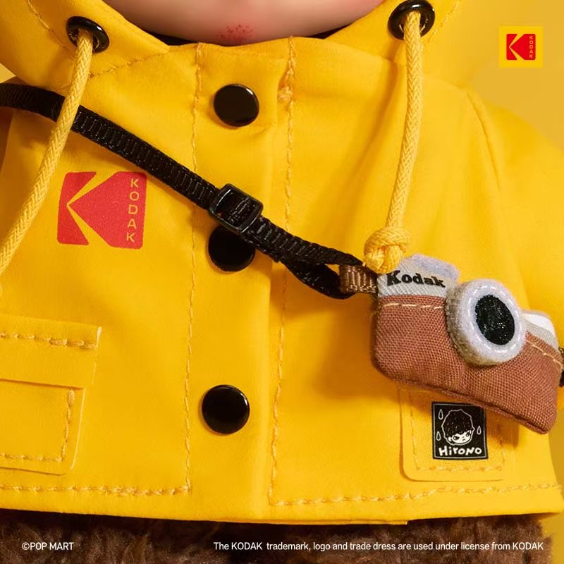 POP MART Hirono × Kodak Little Bear Vinyl Plush Pendant, Korea Exclusive - POPBOXSS