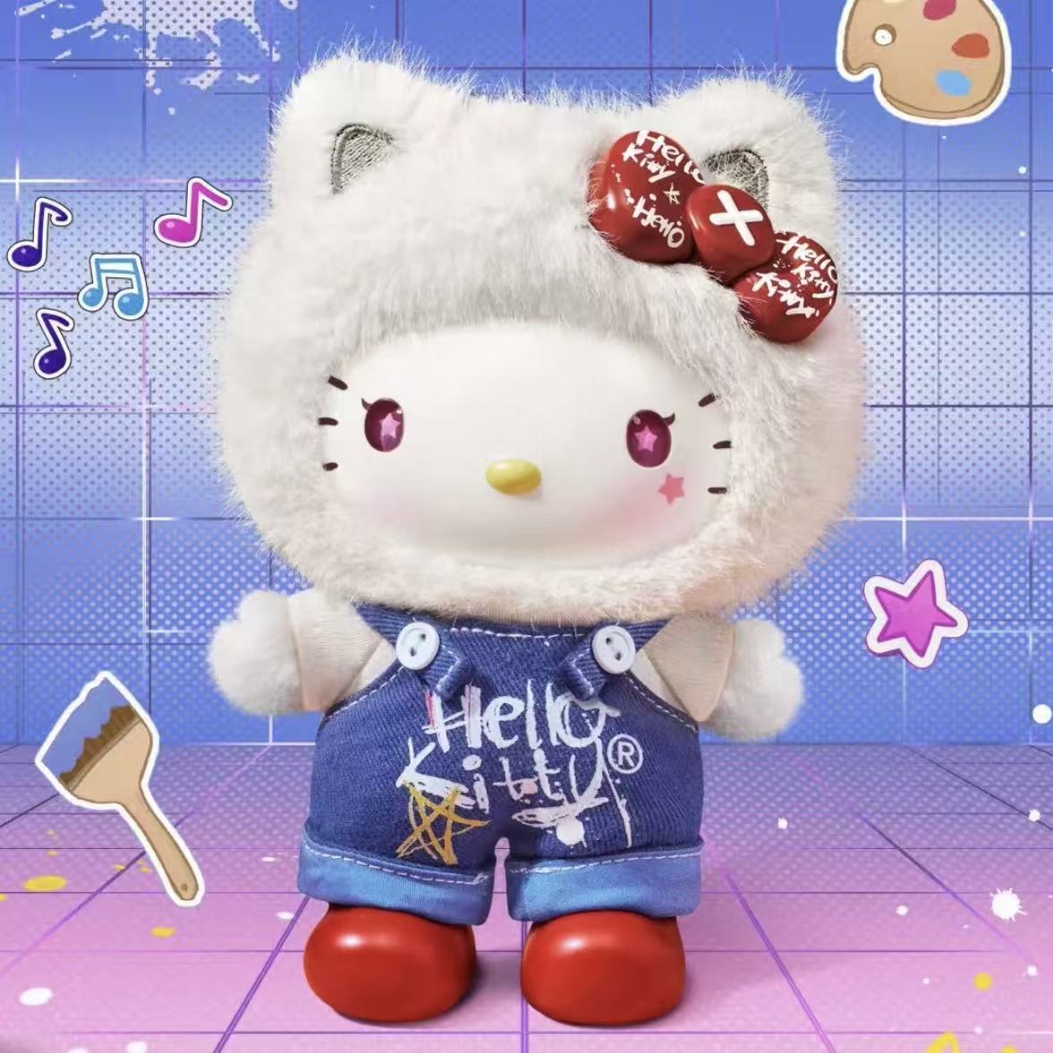 SANRIO HK Graffiti Series Plush Pendant Blind Box - POPBOXSS