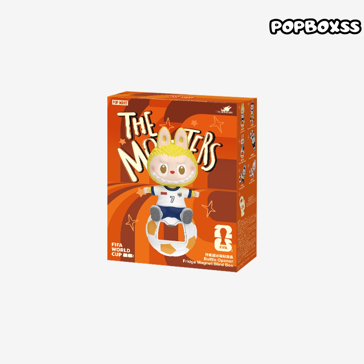 THE MONSTERS × FIFA SERIES - Bottle Opener Fridge Magnet Blind Box(PRE-ORDER) - POPBOXSS