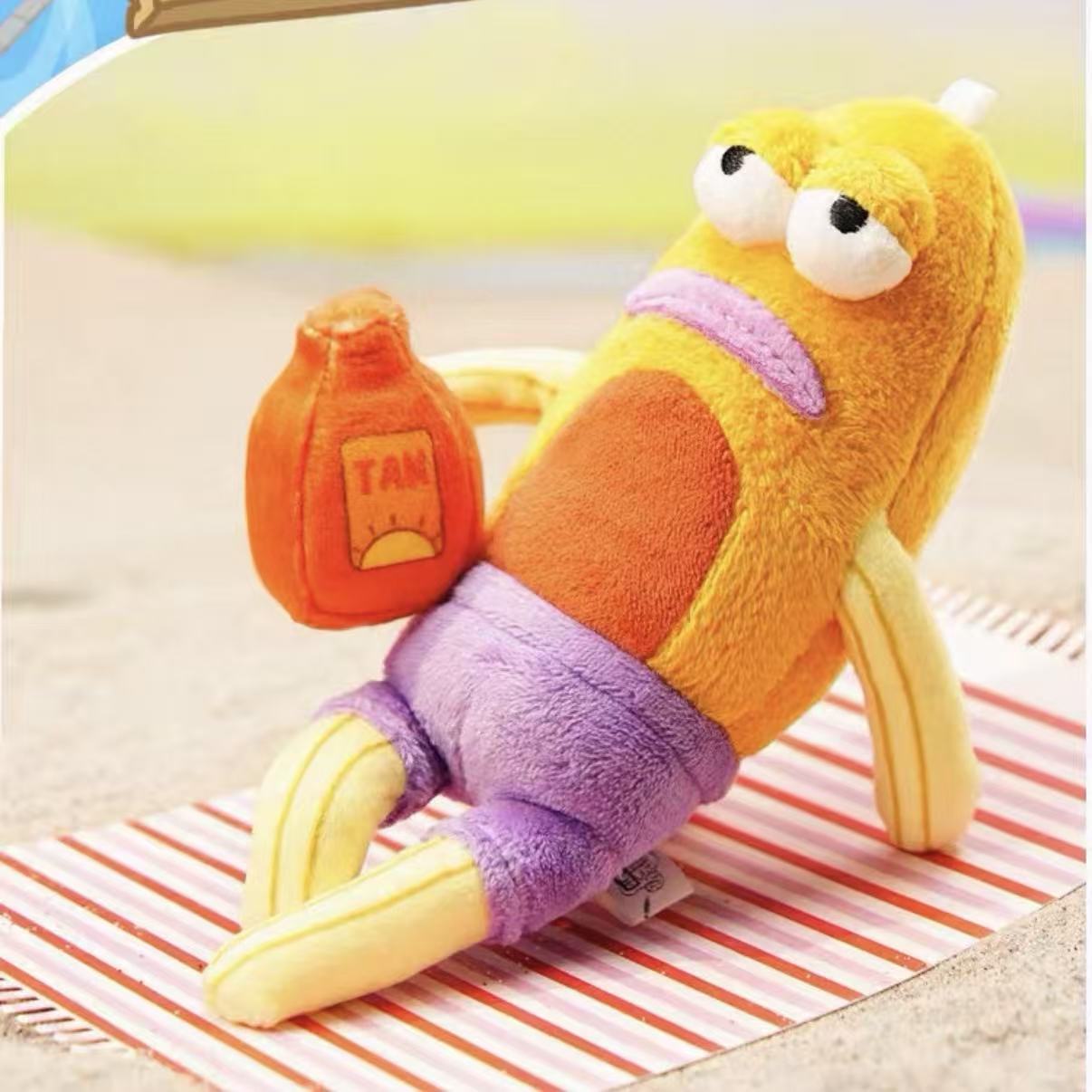 Bottom Beach Stall Series Action Plush Pendant Blind Box (PRE-ORDER) - POPBOXSS