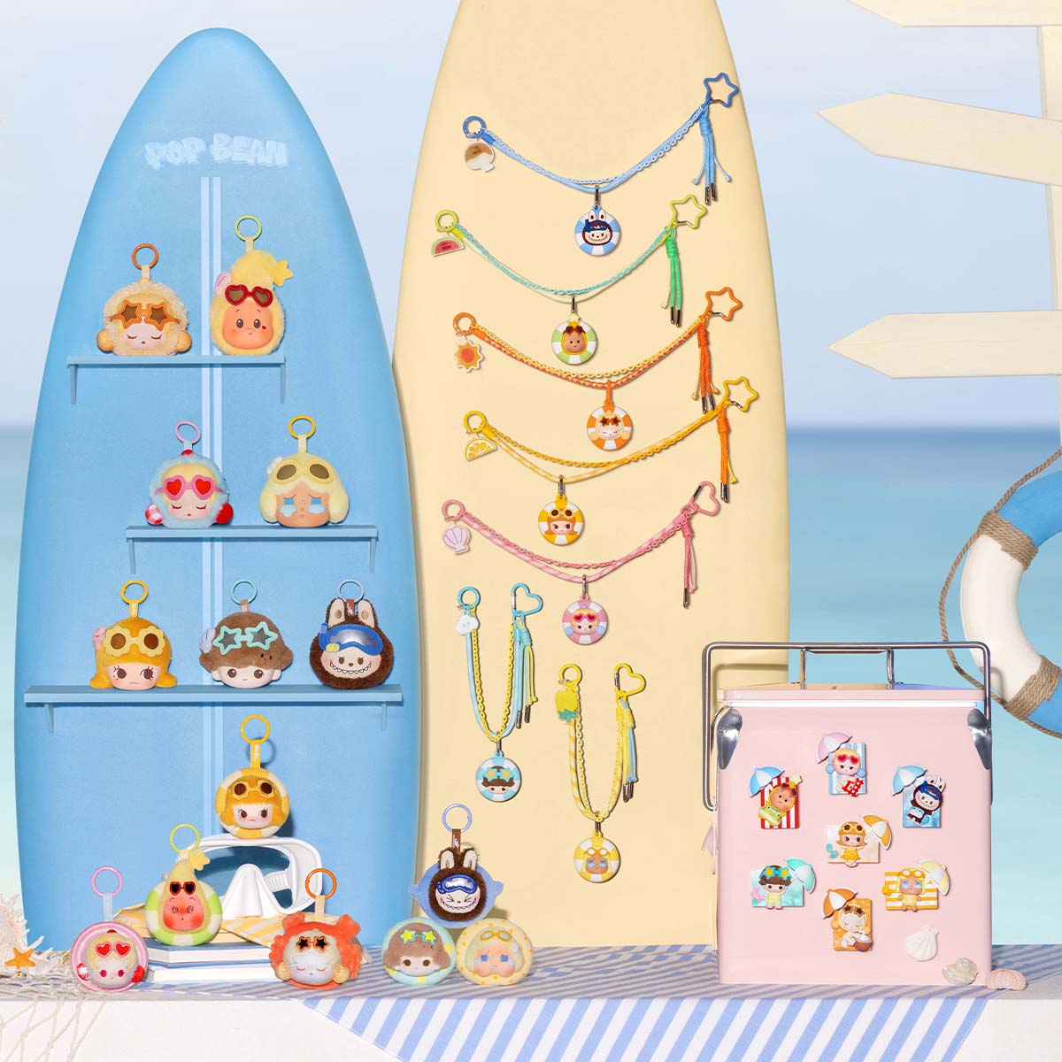 POPMART POP BEAN Island Vacation Series Earphone Case(PRE ORDER) - POPBOXSS