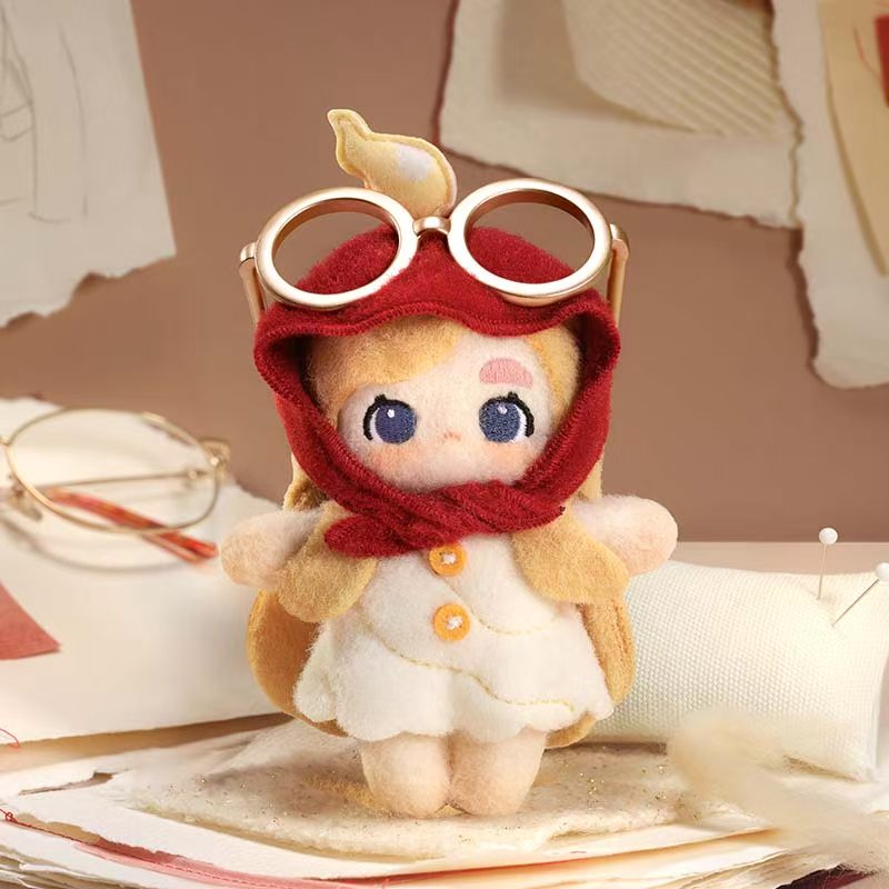 POPMART CHAKA Stitch by Stitch Series Grandma reading glasses Plush doll（PRE ORDER） - POPBOXSS