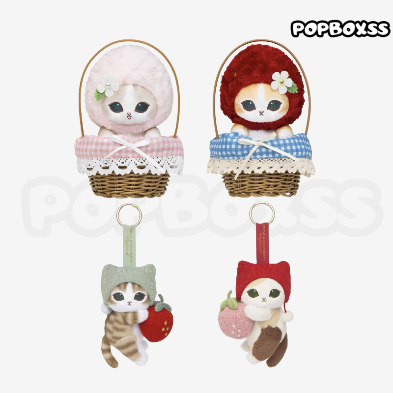 Mofusand MERCI STRAWBERRY Series Plush Pendant - POPBOXSS