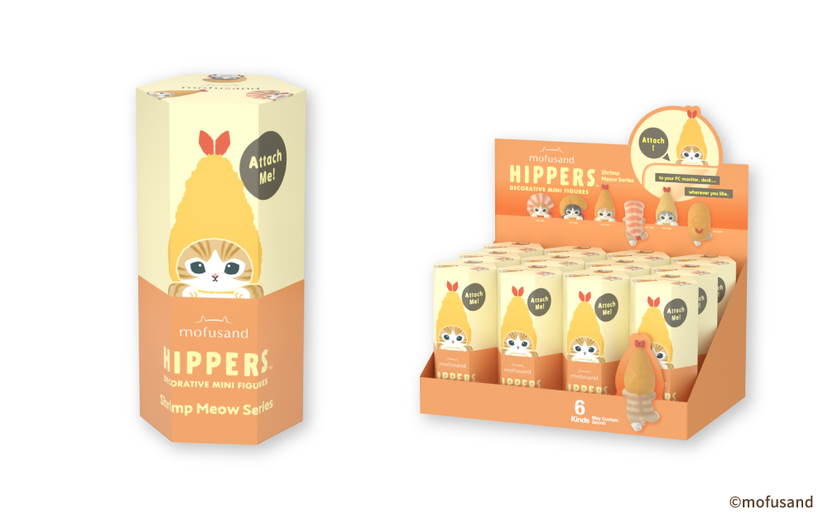Sonny angel HIPPERS mofusand Shrimp Meow Series（PRE ORDER） - POPBOXSS