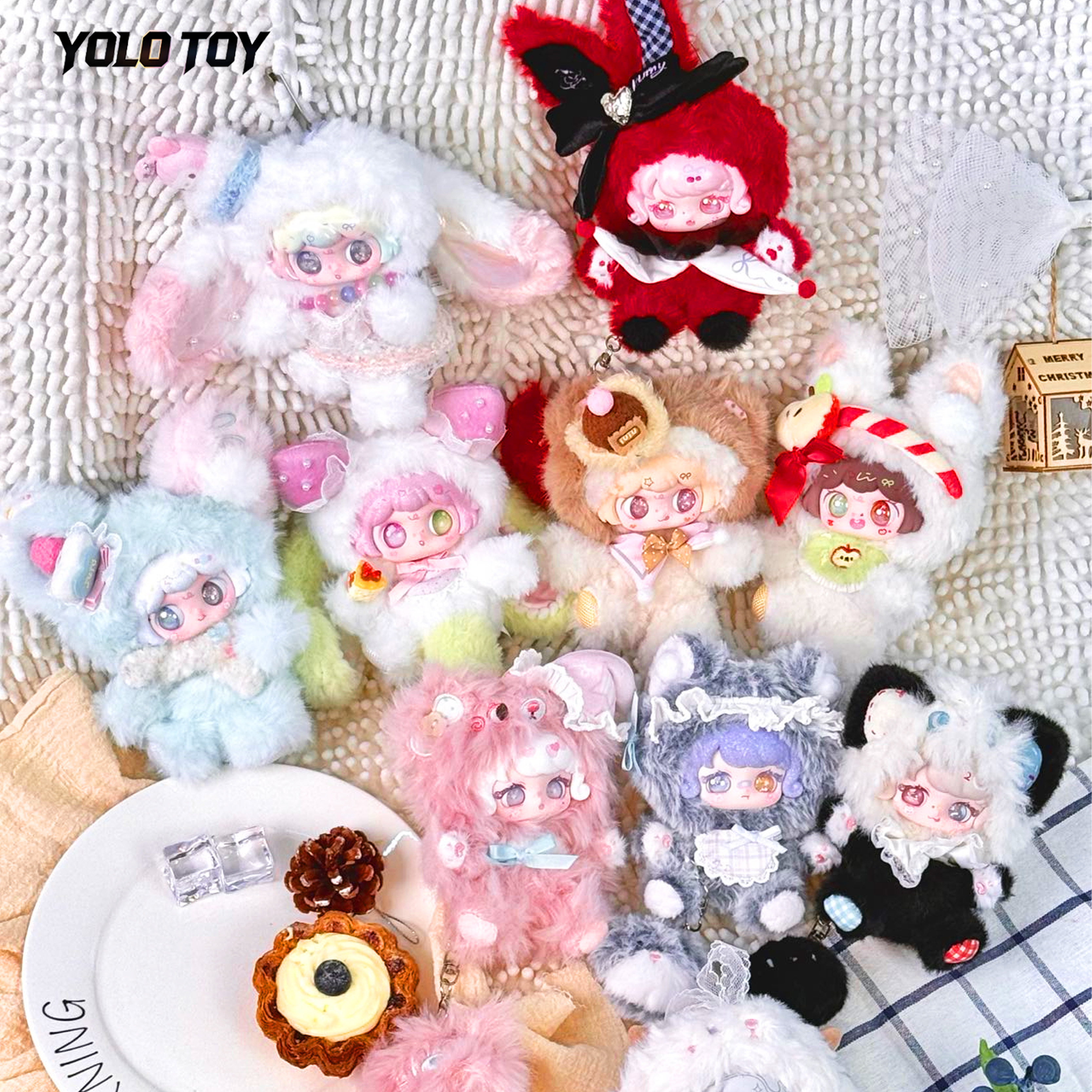 TOLO TOY TO MEET Who stole the cake Vinyl plush pendant blind box - POPBOXSS