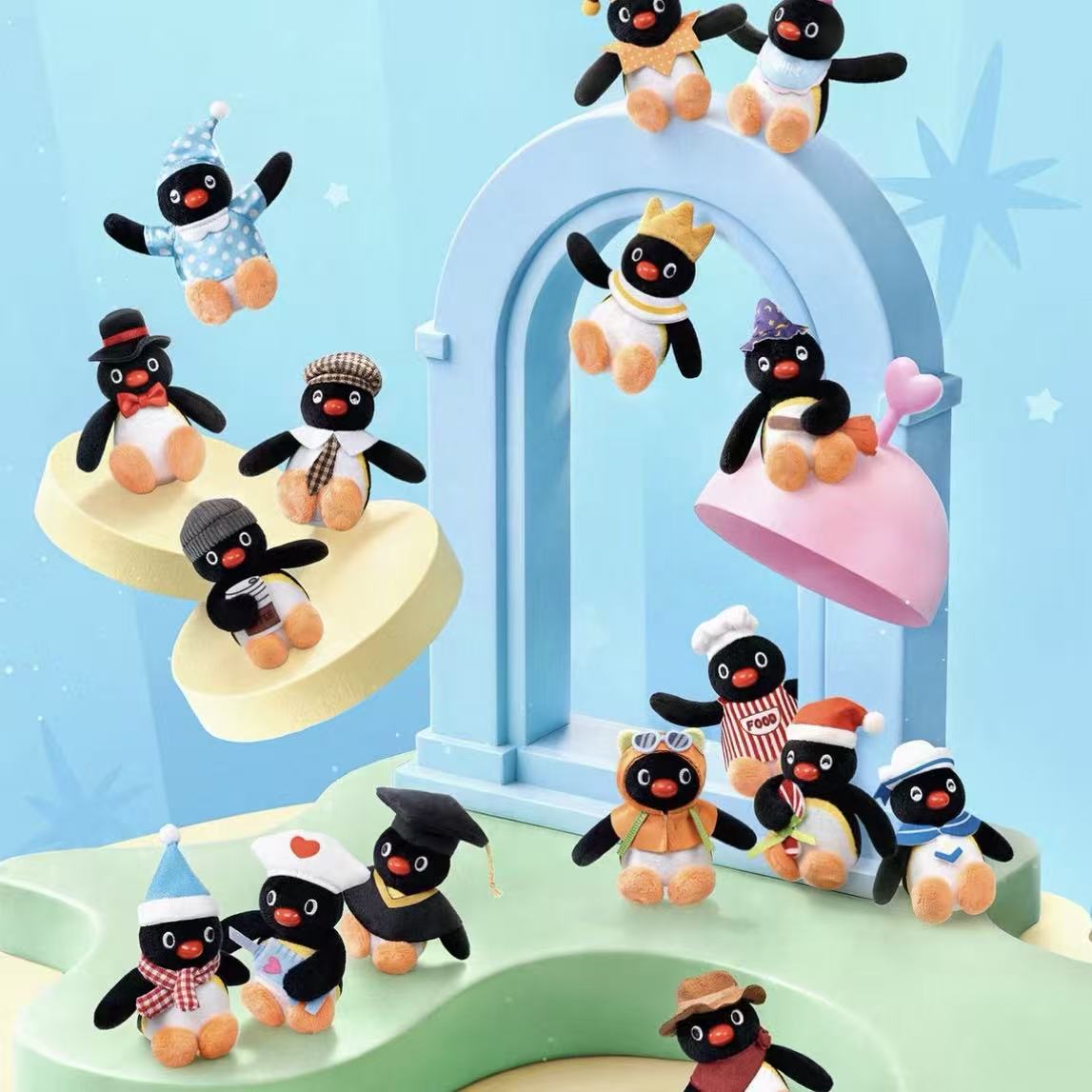 Pingu Gugu Adventure Series Plush Pendant Blind Bag - POPBOXSS
