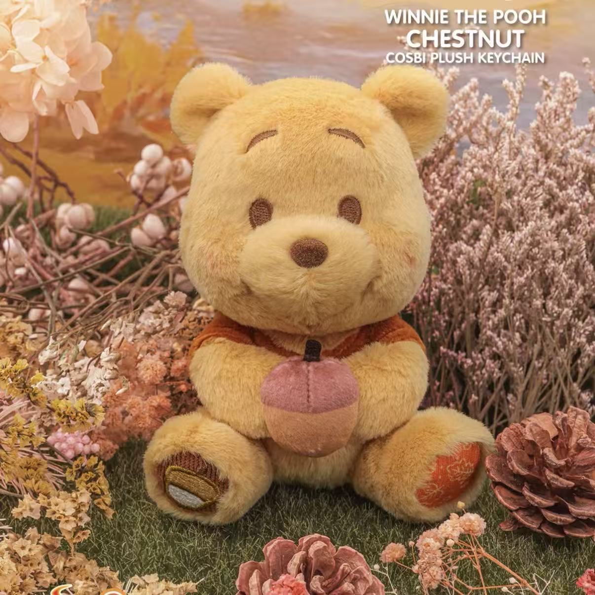 DSN Winnie the Pooh Bloom To Snow Series Cosbi Plush Keychain Collection Blind Box - POPBOXSS