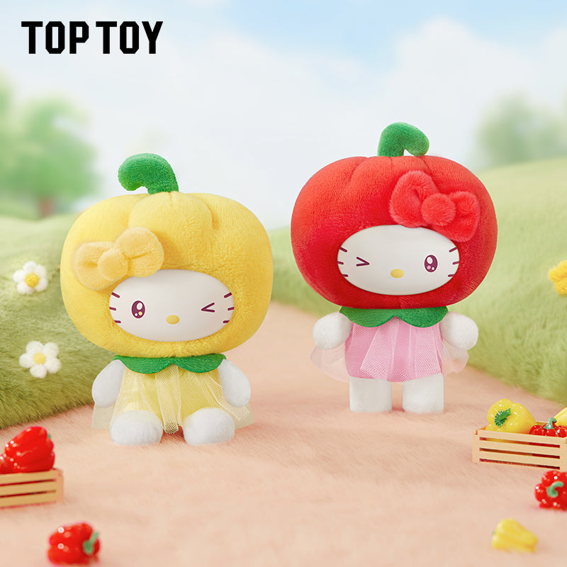 Sanrio Characters Fruit & Vegetable Series Mini Vinyl Keychain Pendant Blind Box - POPBOXSS