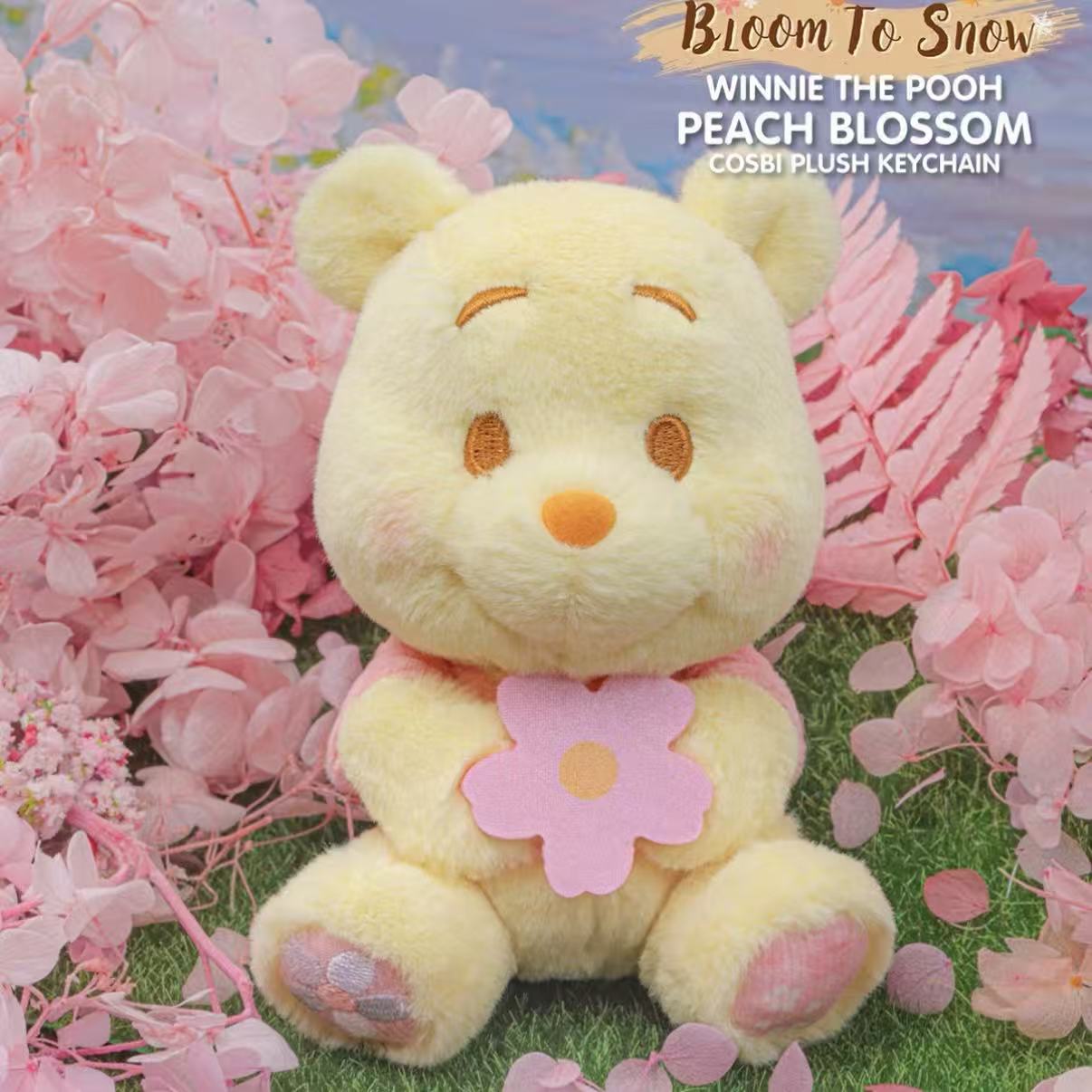DSN Winnie the Pooh Bloom To Snow Series Cosbi Plush Keychain Collection Blind Box - POPBOXSS
