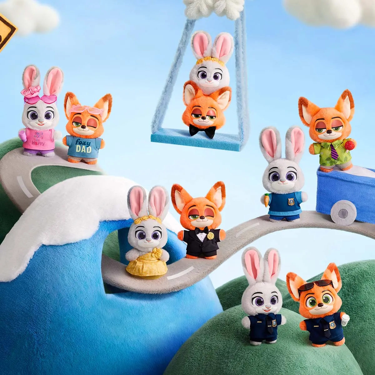 POPMART Zootopia Ace Duo Series Plush Pendant(PRE ORDER) - POPBOXSS