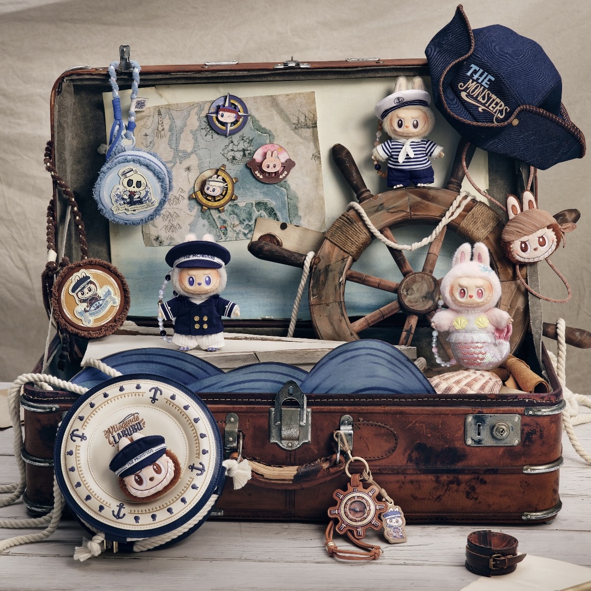 POPMART LABUBU de vliegende captain sailor mokoko Mermaid Vinyl plush toys（PRE ORDER） - POPBOXSS