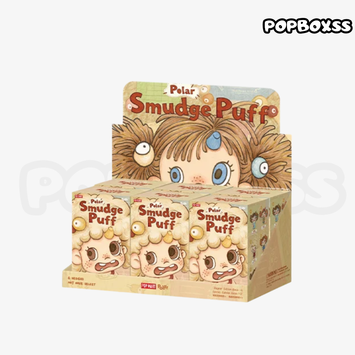 POPMART POLAR Smudge Puff Series-Plush Pendant(PRE ORDER) - POPBOXSS