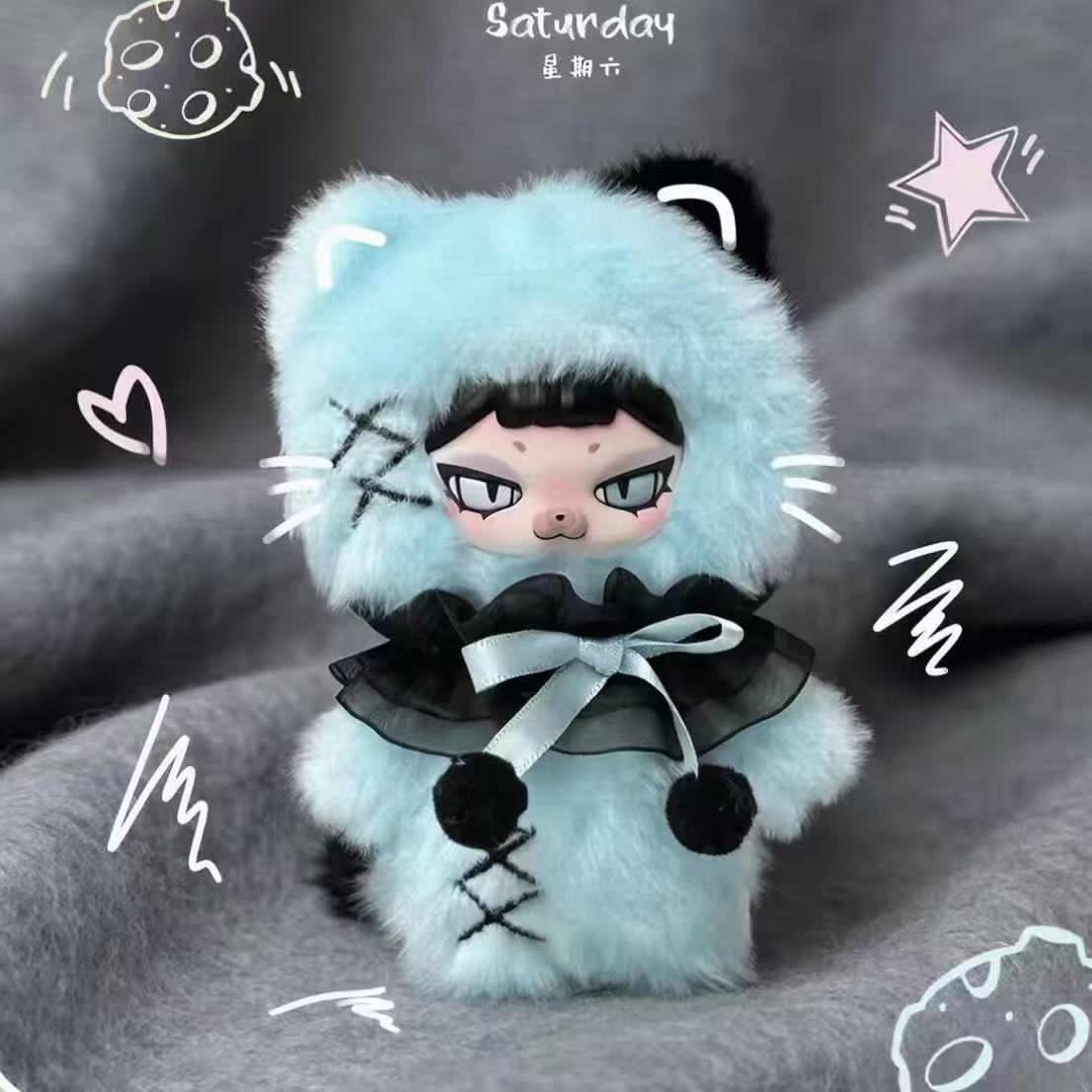Piku The Week Series Plush Pendant Blind Box - POPBOXSS