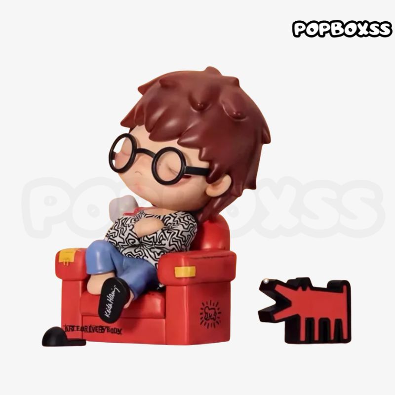 POP MART Hirono x Keith Haring Art Figure Hanging Card - POPBOXSS