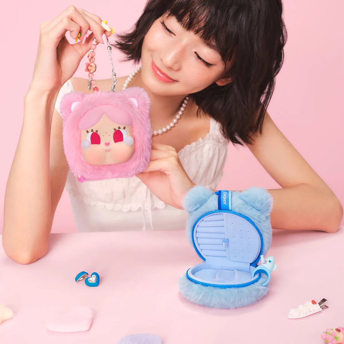 POP MART CRYBABY X Care Bears Series MiniBag Hanging Jewelry Case Blind Box (PRE-ORDER) - POPBOXSS