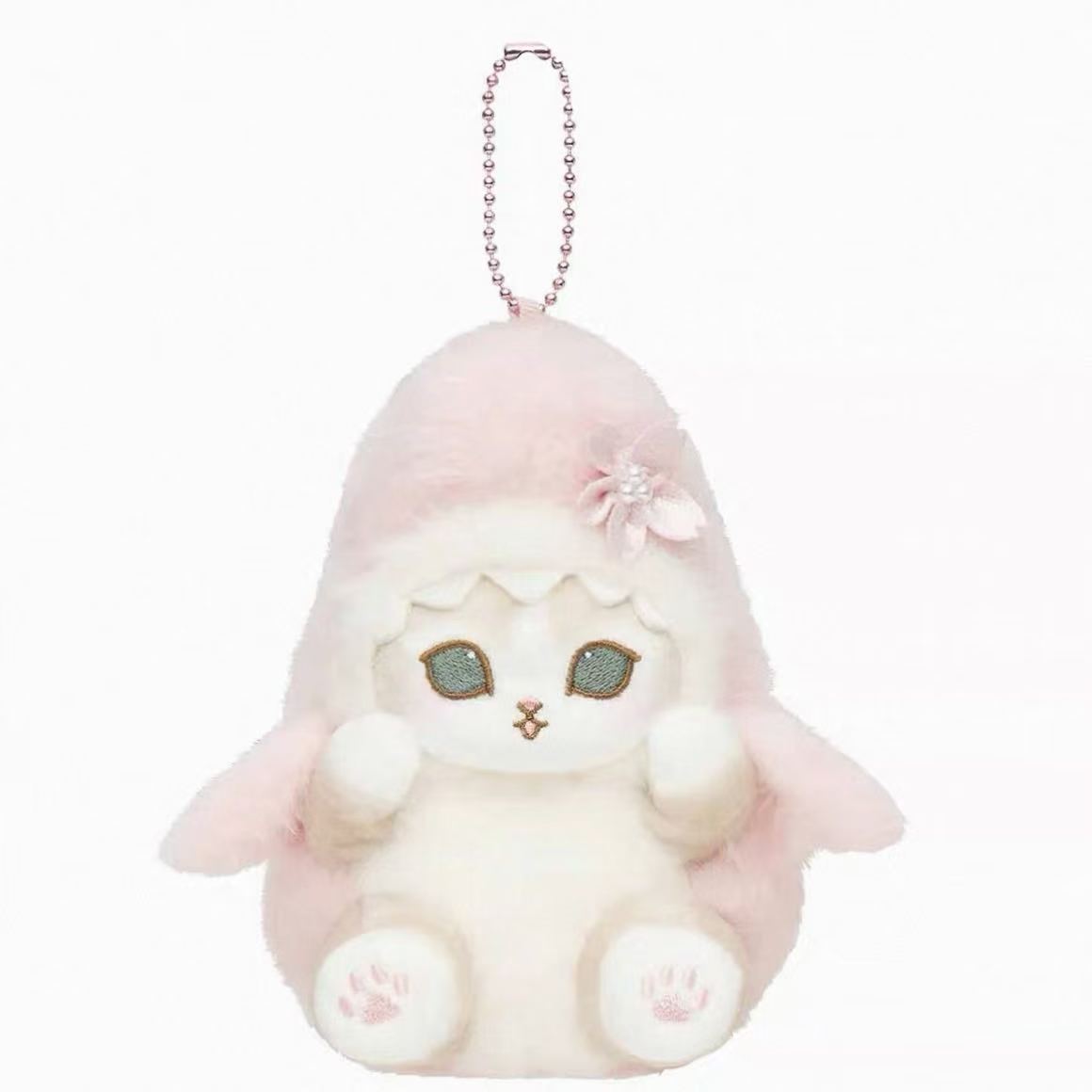 Mofusand Cherry Blossom Pink Series Plush Doll And Keychain - POPBOXSS