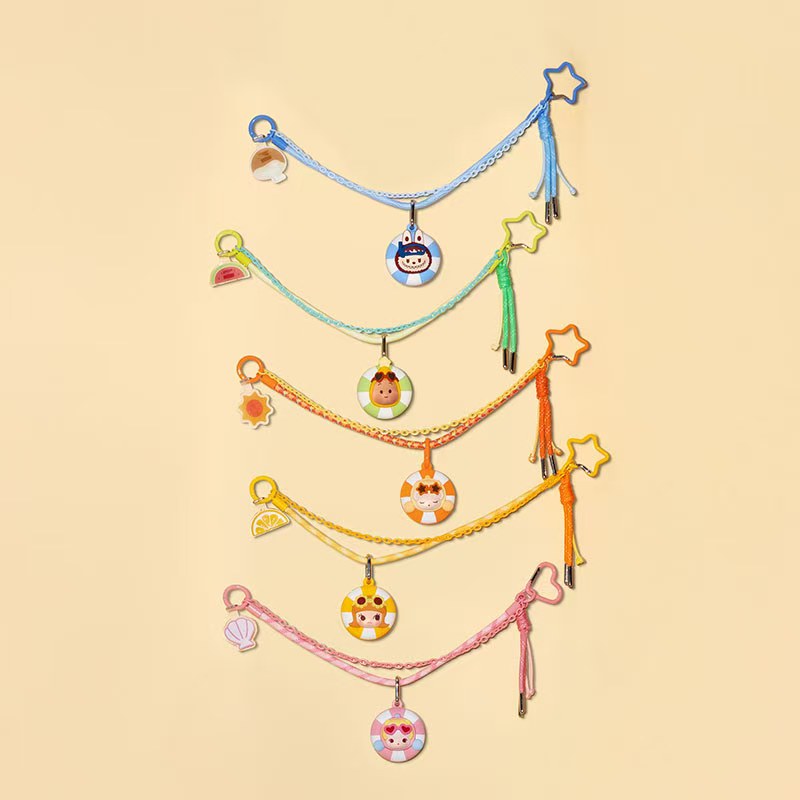 POPMART POP BEAN Island Vacation Series Multi functional Lanyard Blind Box - POPBOXSS