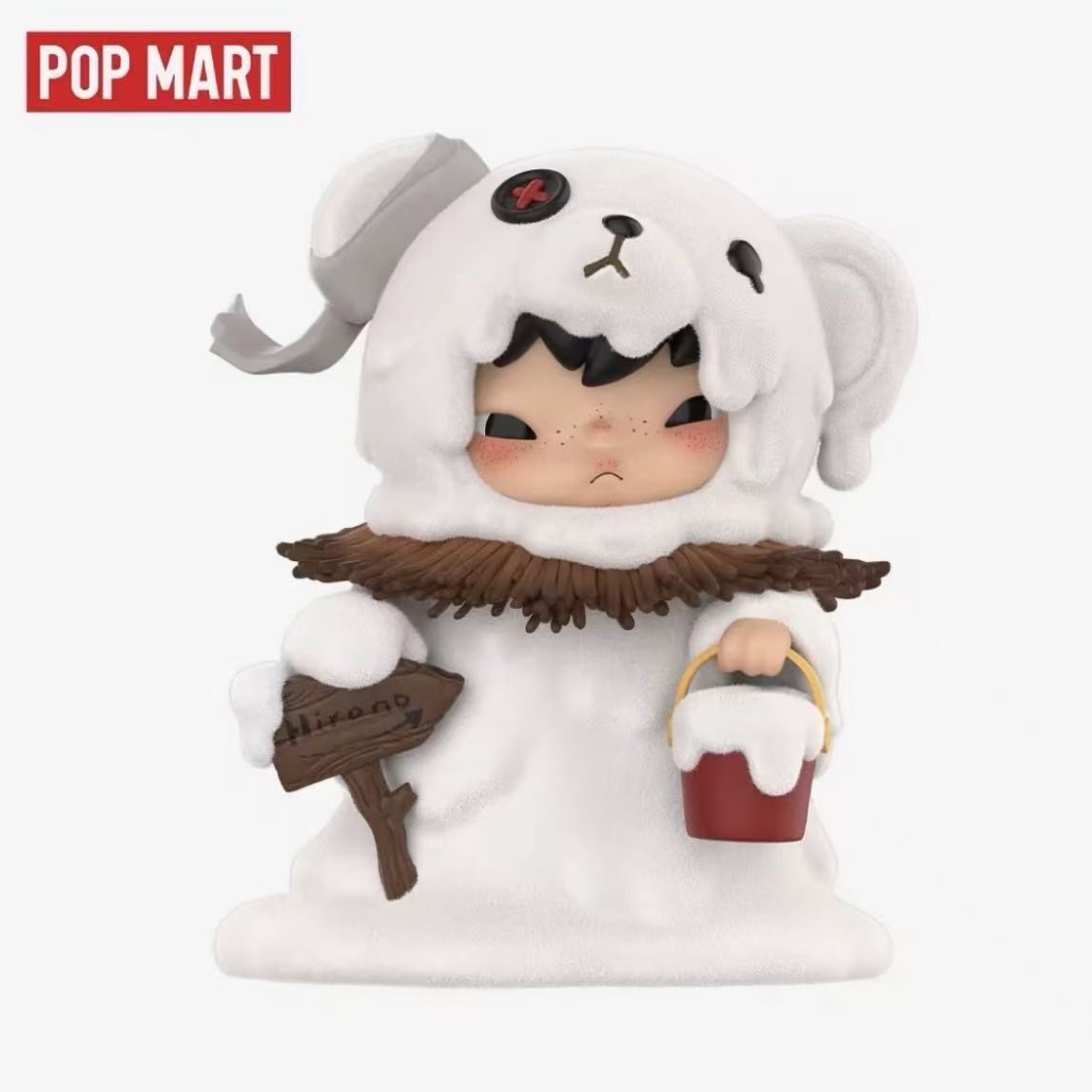 POP MART Hirono Snow man Series Figurine，Singapore Exclusive (PRE-ORDER) - POPBOXSS