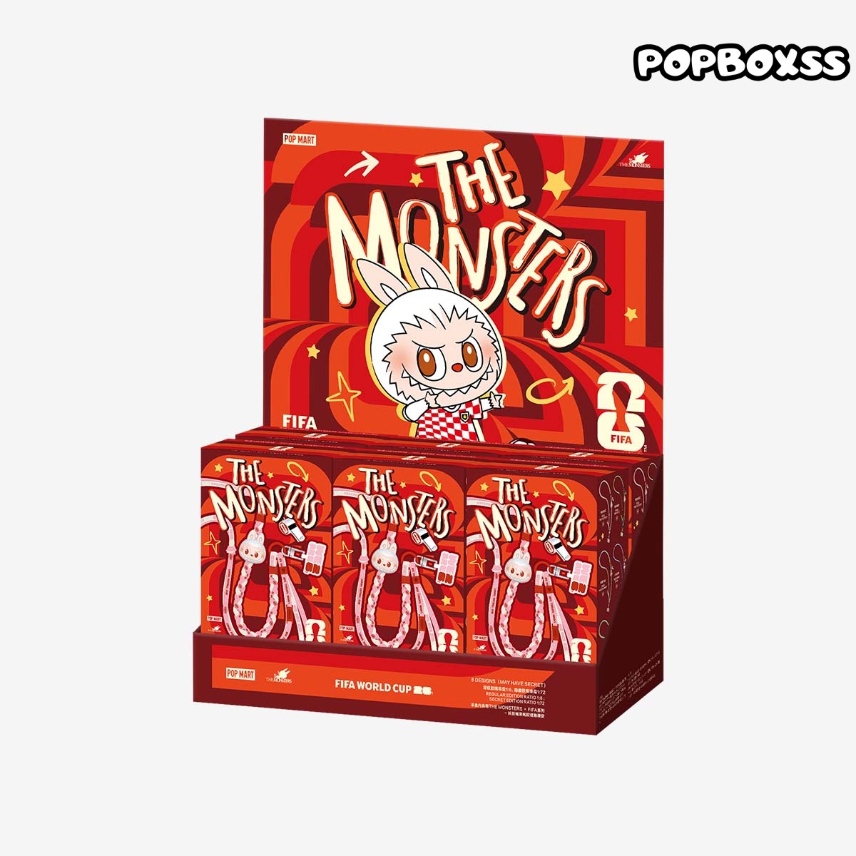 THE MONSTERS × FIFA SERIES-Long Lanyard Blind Box(PRE-ORDER) - POPBOXSS