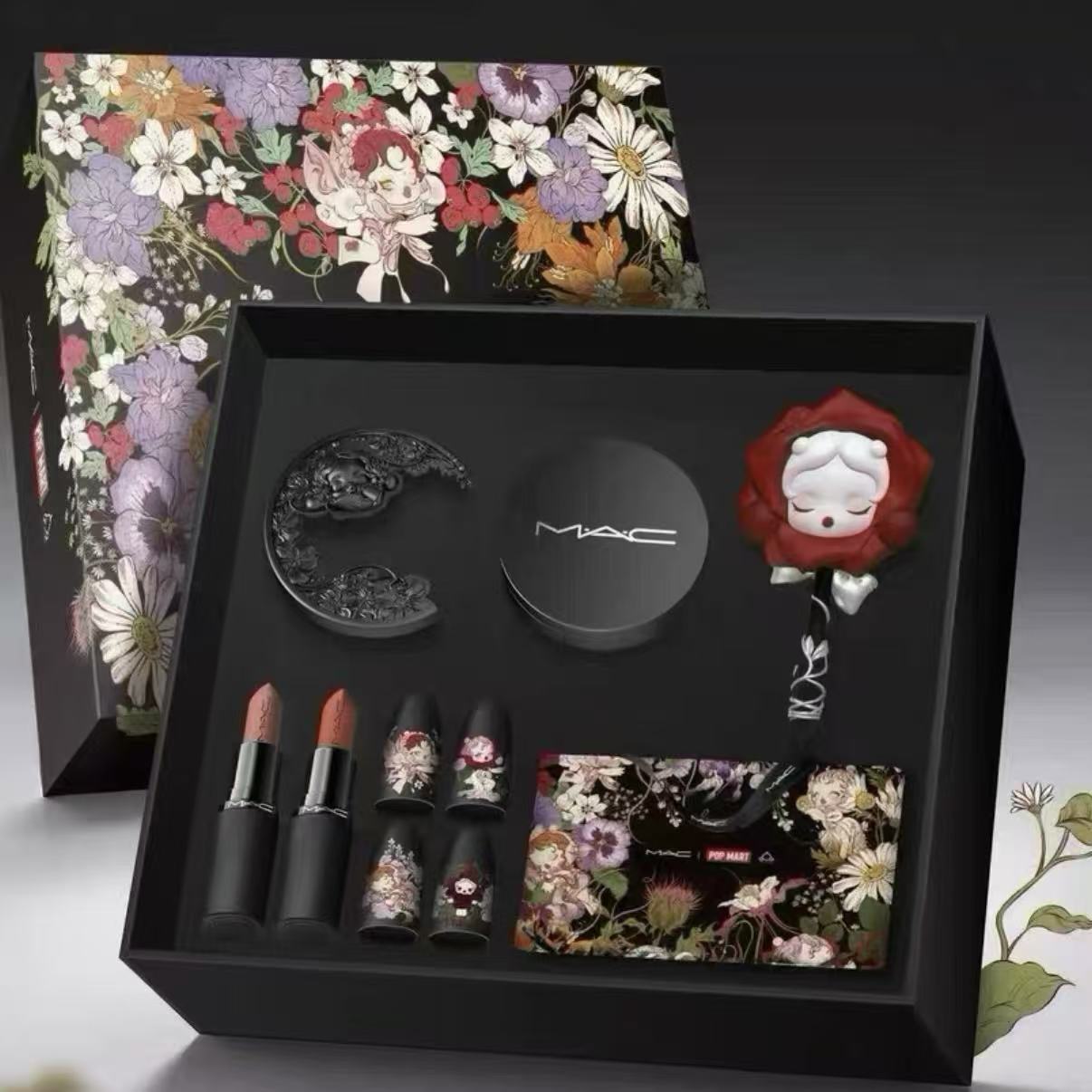 POPMART Skullpanda  x MAC Chinese Valentine's Day Lipstick Gift Set - POPBOXSS