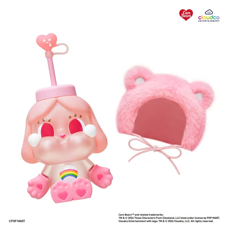POP MART CRYBABY x Care Bears Series GlassStraw Cup (PRE- ORDER) - POPBOXSS
