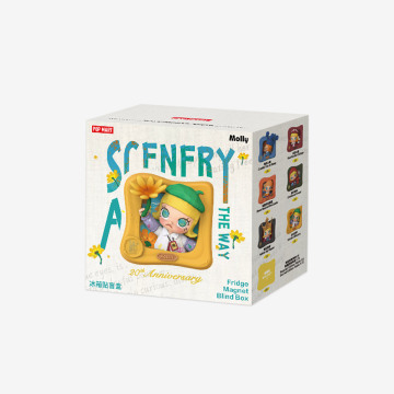 POP MART MOLLY 20th Anniversary Scenery Along the Way Series Fridge Magnet Blind Box (PRE-ORDER) - POPBOXSS