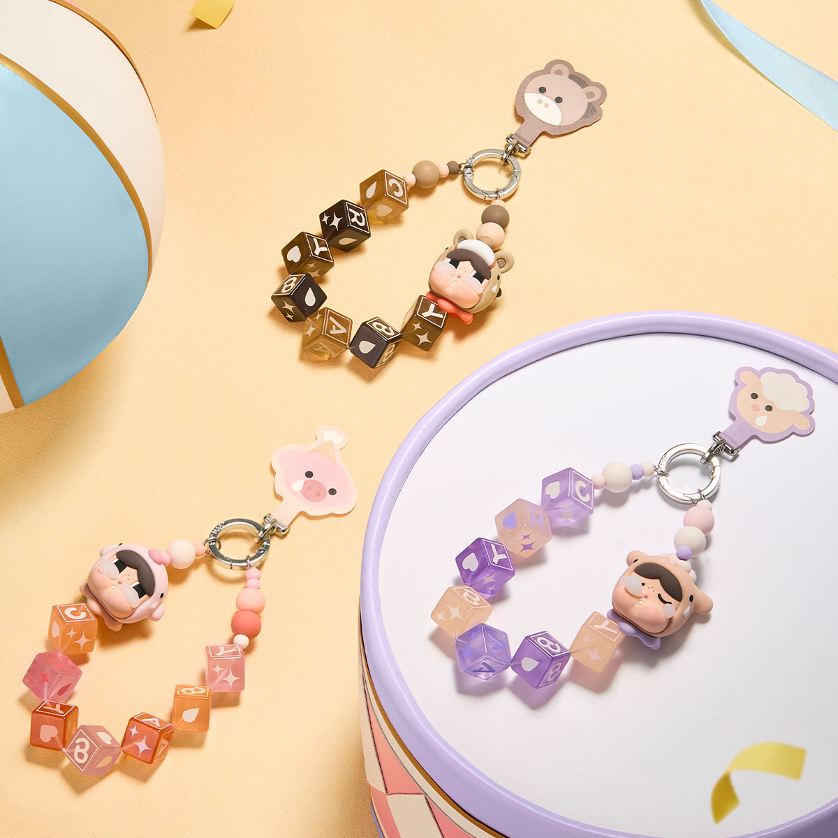 POPMART CRYBABY Crying Round n Round Series -Phone Chain Blind Box - POPBOXSS
