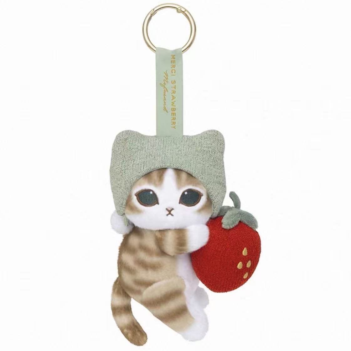 Mofusand MERCI STRAWBERRY Series Plush Pendant - POPBOXSS