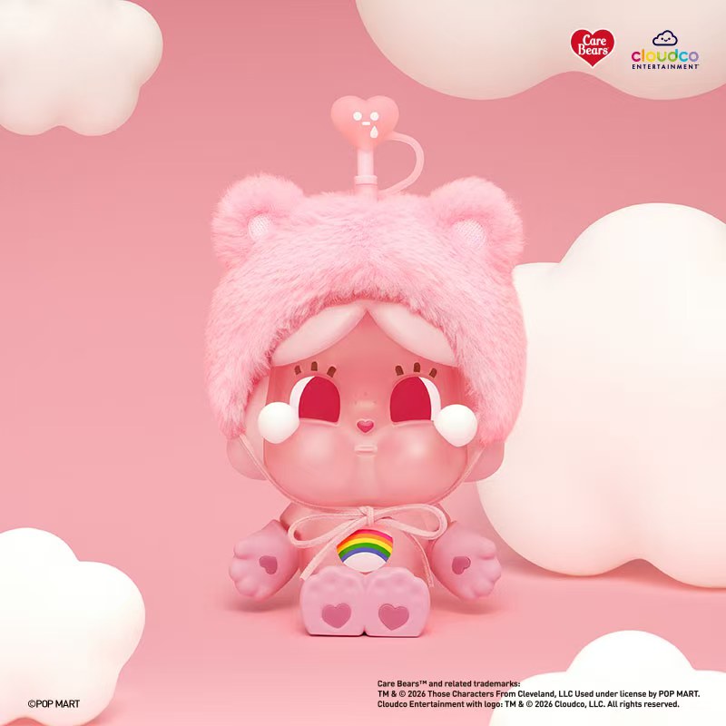 POP MART CRYBABY x Care Bears Series GlassStraw Cup (PRE- ORDER) - POPBOXSS
