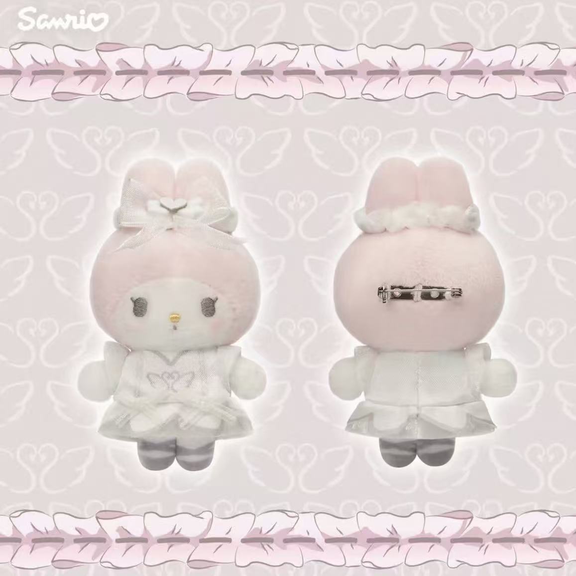 SANRI0 HK Ballerina Series Plush Brooch (PRE-ORDER） - POPBOXSS