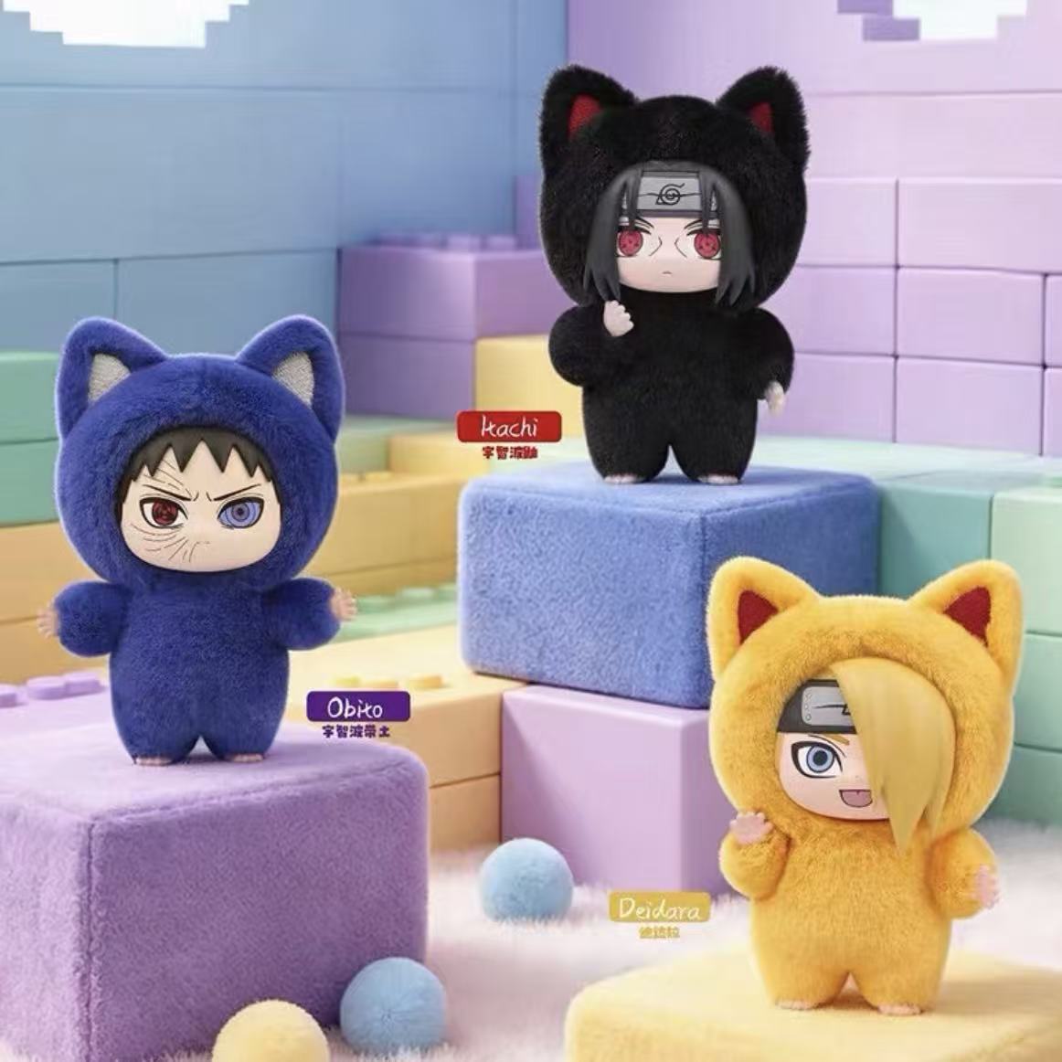 NARUTO Shippuden KittenLand Series Keychain Blind Box - POPBOXSS