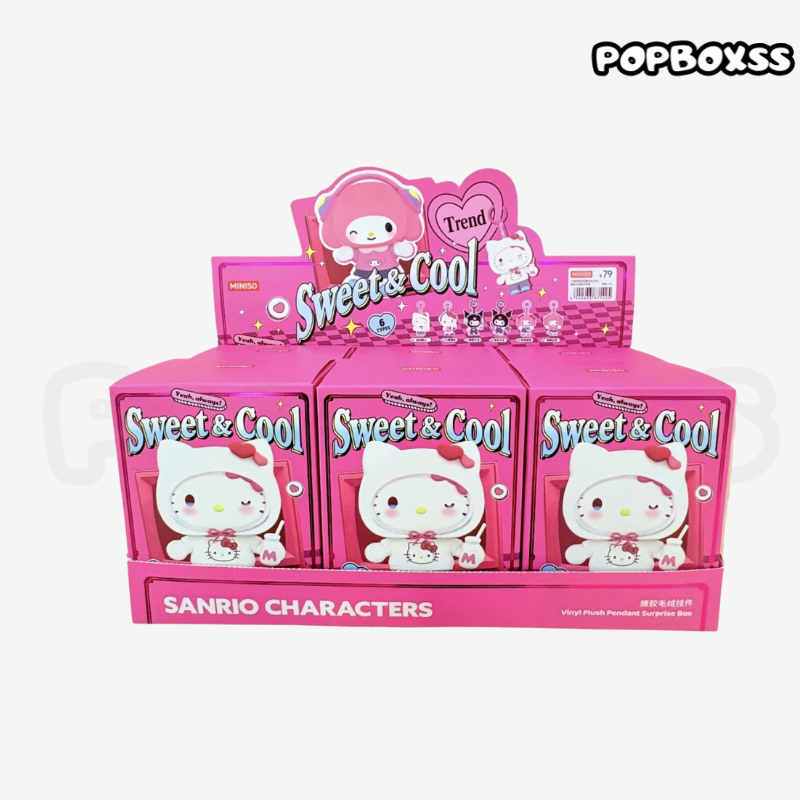 SANRI0 Sweet Cool Series Plush Pendant Blind Box - POPBOXSS