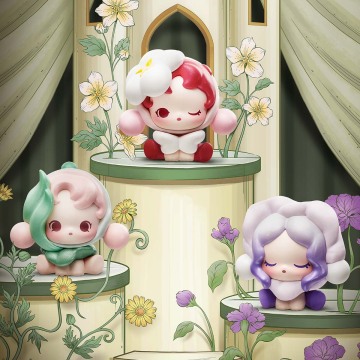 POP BEAN SKULLPANDA Petals in Four Acts Series - POPBOXSS