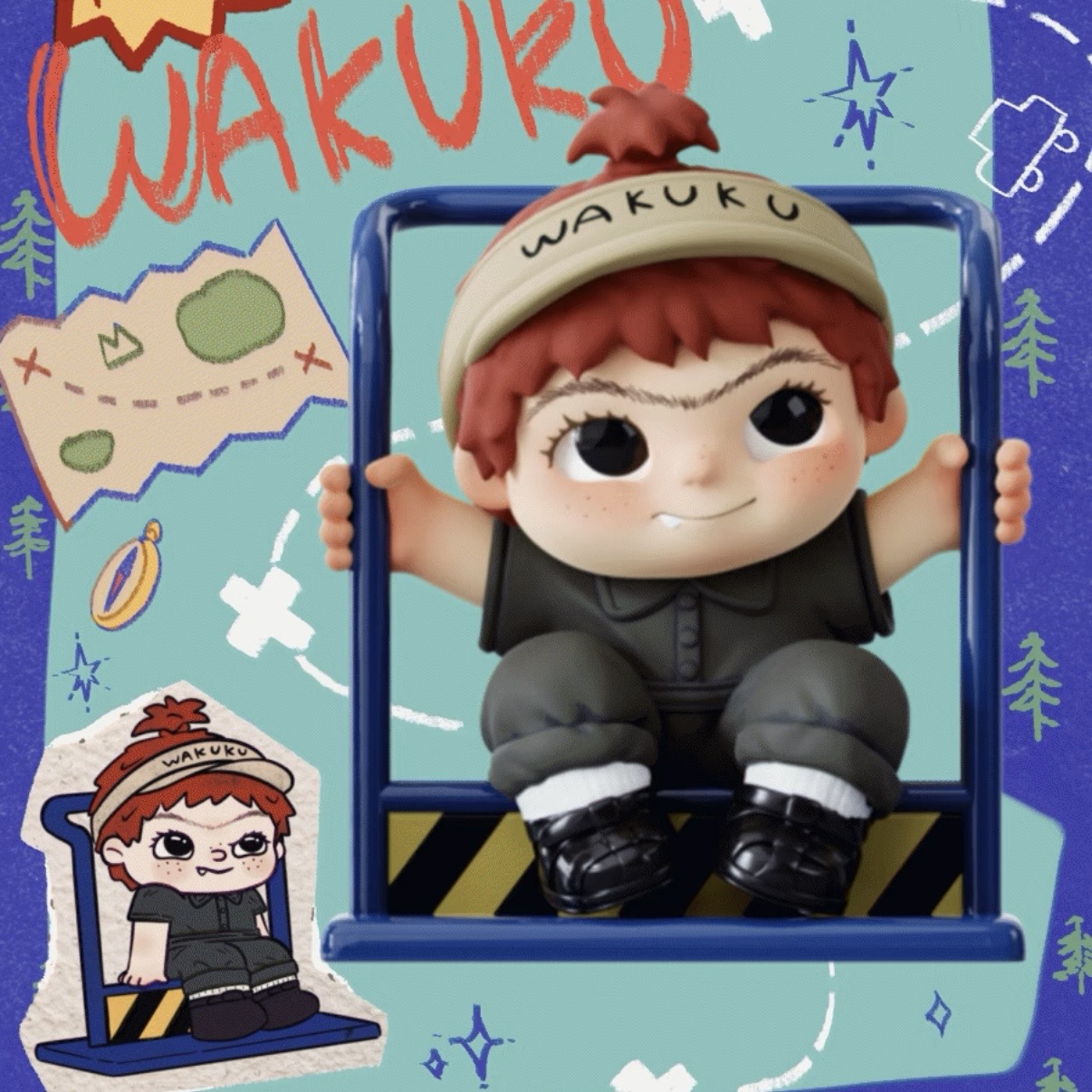 WAKUKU BACK TO CHILDH OOD WITH WAKUKU blind box - POPBOXSS