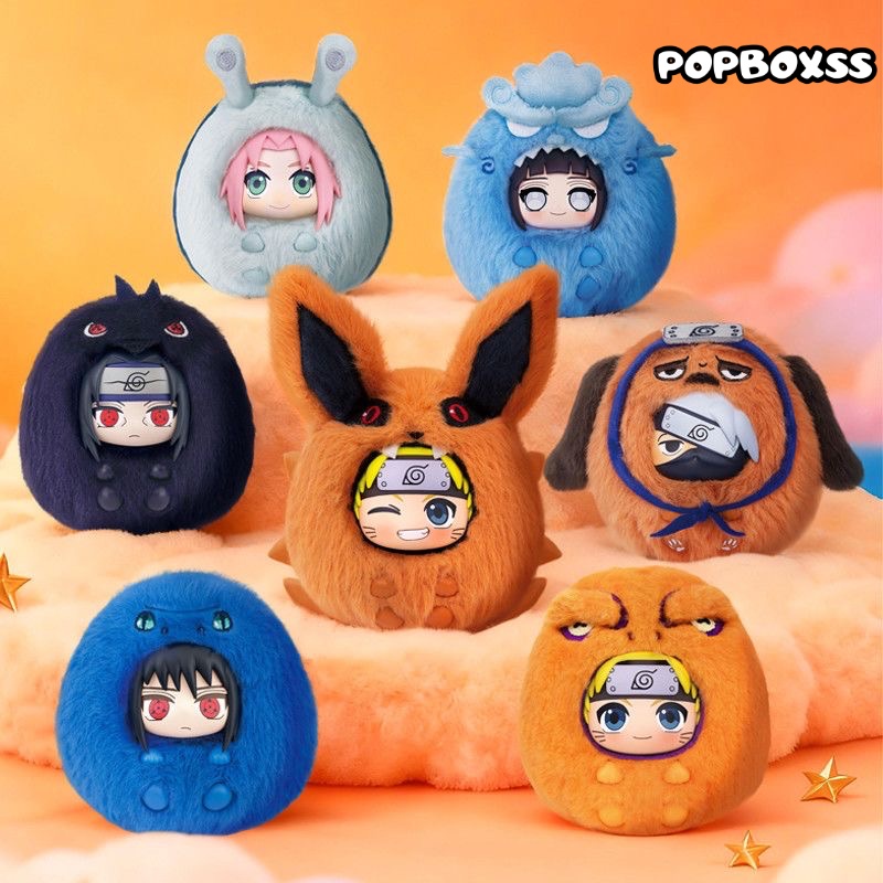 Naruto Shippuden Fluffy Series Plush Pendant Blind Box - POPBOXSS