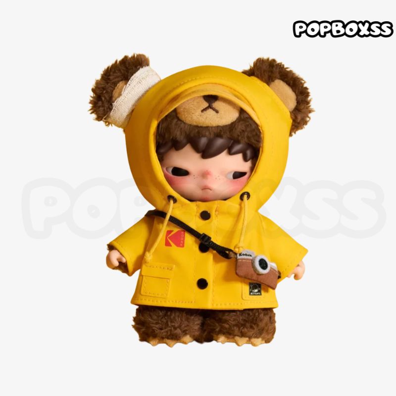 POP MART Hirono × Kodak Little Bear Vinyl Plush Pendant, Korea Exclusive (PRE-ORDER) - POPBOXSS
