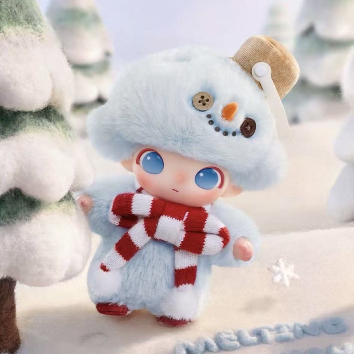POPMART DIMOO Snowman Vinyl plush pendant（PRE ORDER） - POPBOXSS