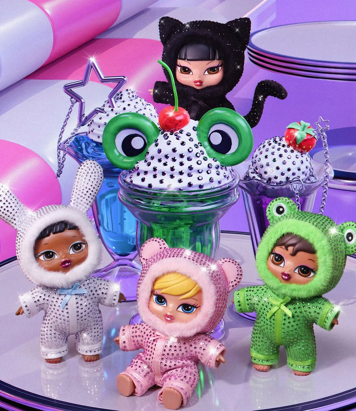 MGA Bratz Bratziez Bling Series Plush Pendant Blind Box (PRE-ORDER) - POPBOXSS