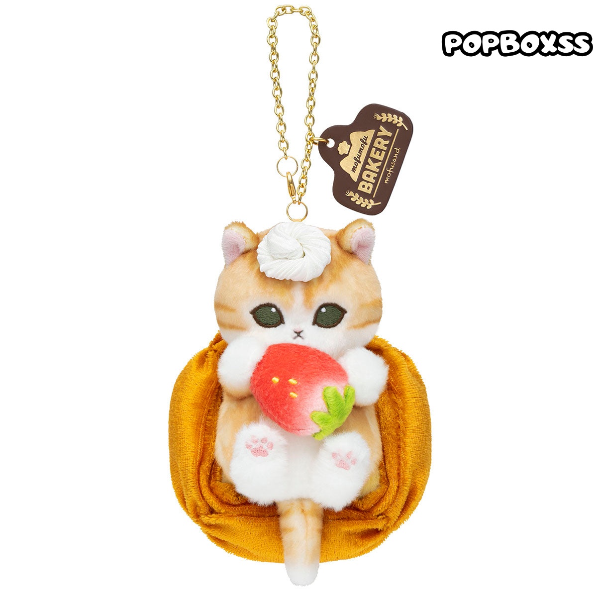 mofusand Mofumofu Bakery Baker Cat Mascot Keychain(PRE-ORDER) - POPBOXSS
