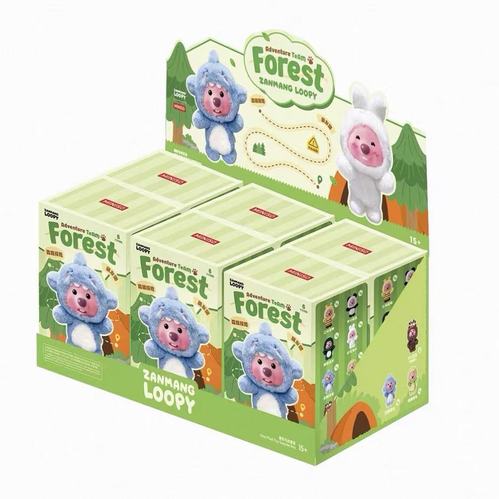 Zanmang Loopy Forest Adventure Team Series Plush Pendant Blind Box - POPBOXSS