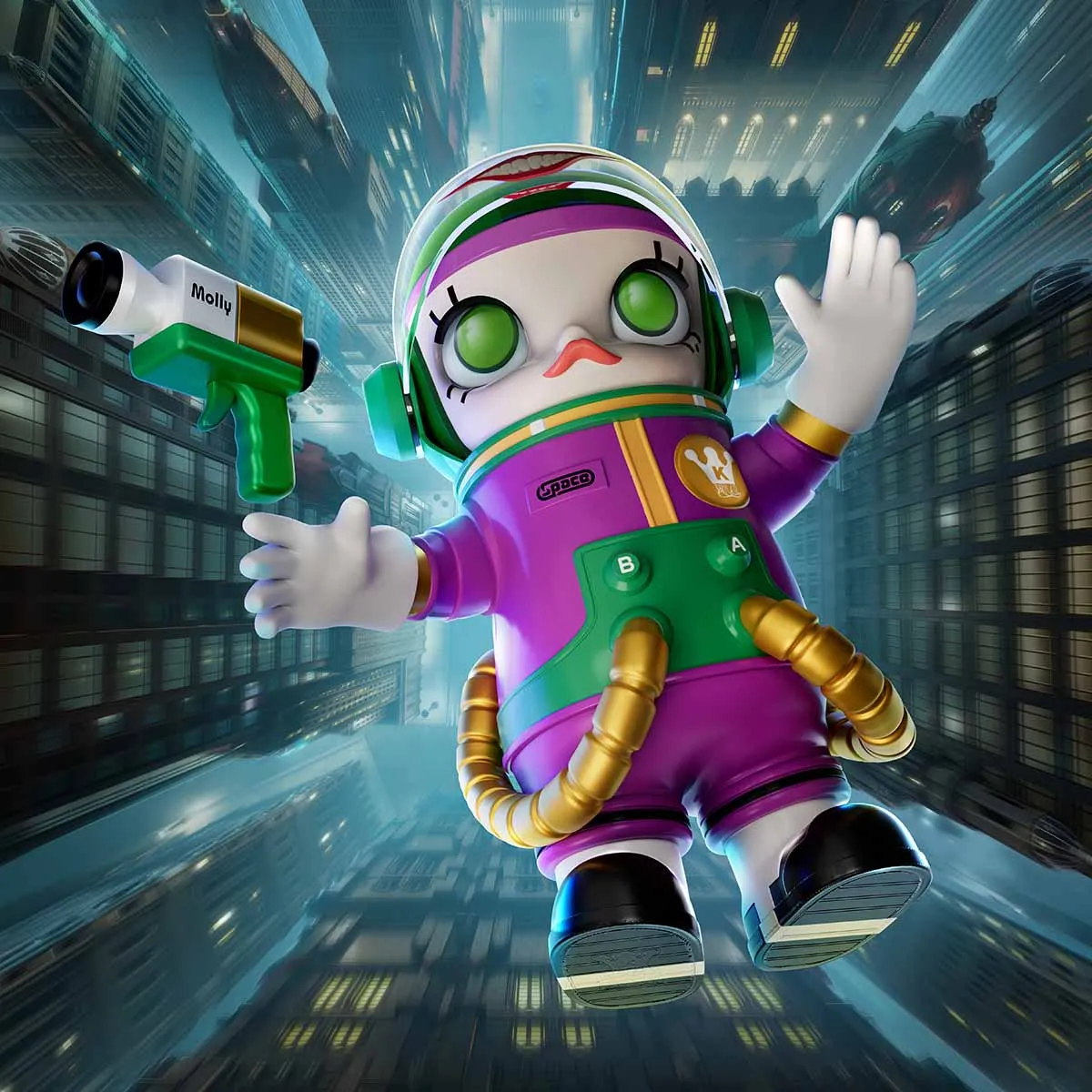 MEGA SPACE MOLLY 400%  JOKER - POPBOXSS