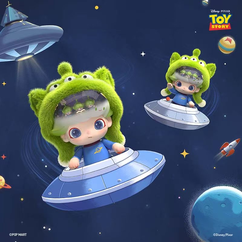 POPMART MEGA JUST DIMO0 400% PIXAR-Alien - POPBOXSS