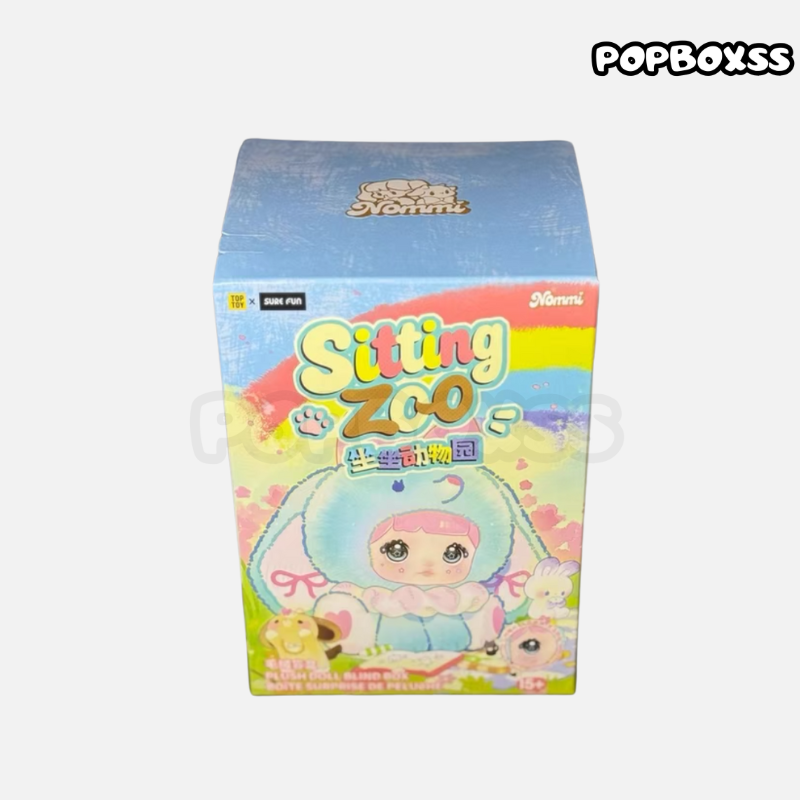Hi toy Nommi Sitting Zoo Vinyl plush pendant blind box - POPBOXSS